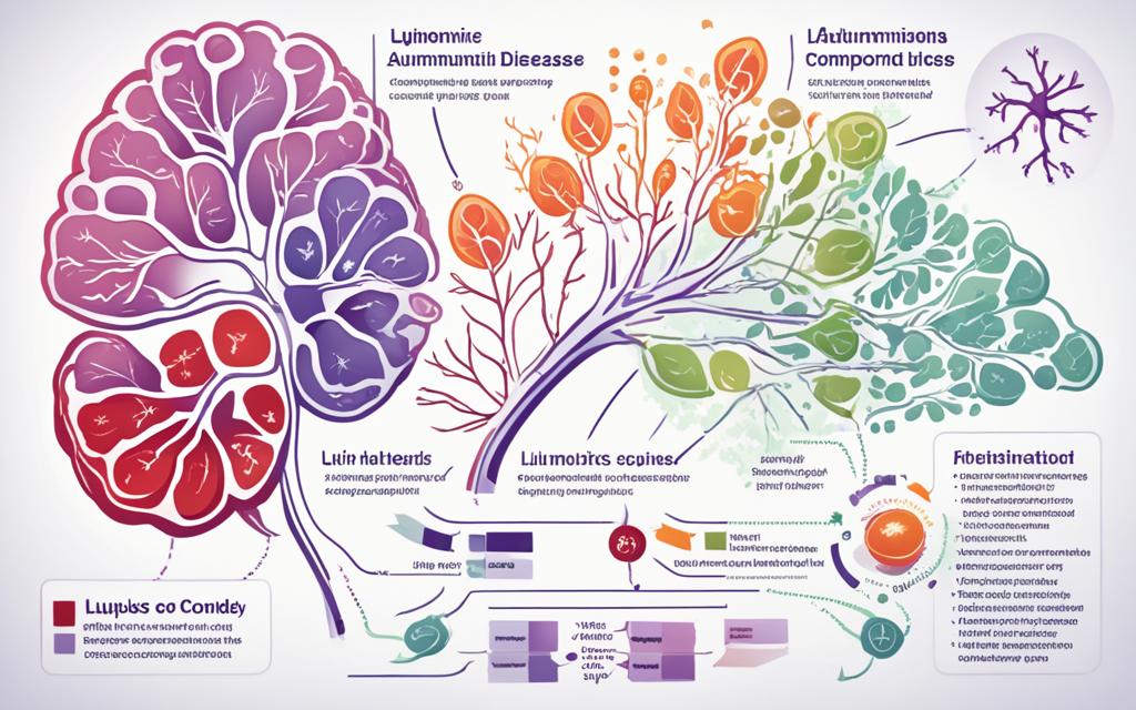 Signs of lupus nephritis in autoimmune patients